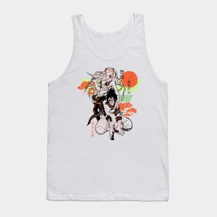 Upper Rank Six Daki & Gyutaro kimetsunoyaiba Tank Top